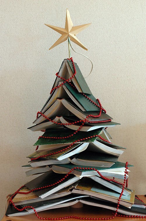 diy book tree