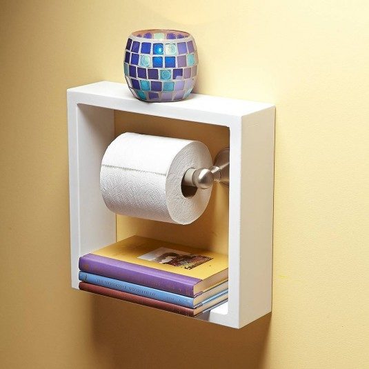 toilet paper shelf