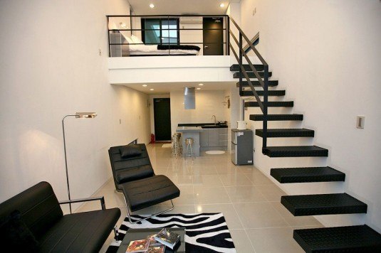 Casamoro-Condominium-Modern-Floating-Staircase-Interior-Design