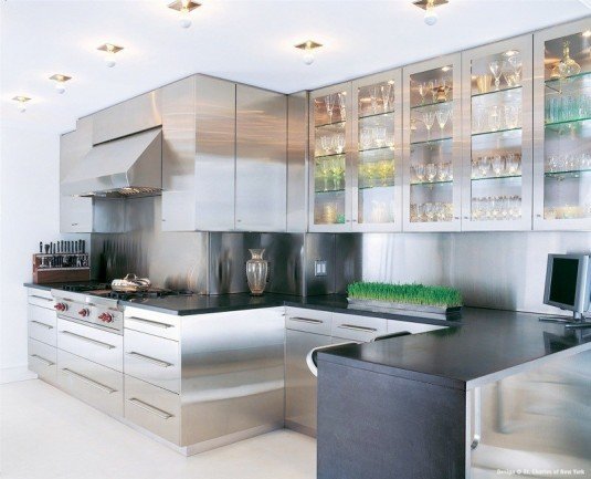 Wonderful-Metal-Kitchen-Cabinets-Design-in-Stunning-Kitchen