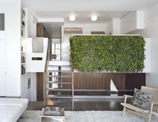 Fresh Home Interior Design Indoor Vertical Garden Dynamic Duplex