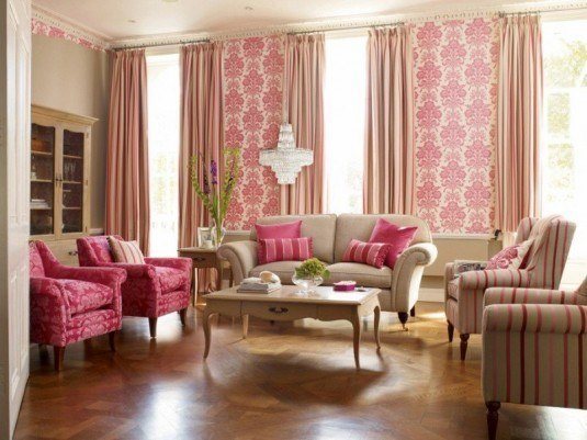 Living Room Room Rose Quartz Sofa