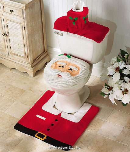 santa toilet design