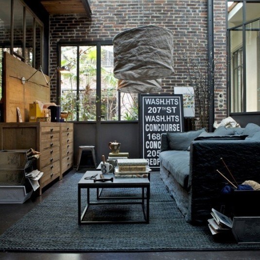 cool-industrial-living-room-ideas