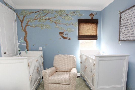 Gender Neutral Nursery For Twins Ba Room Ideas For Twins Small - Bedroomfren.com
