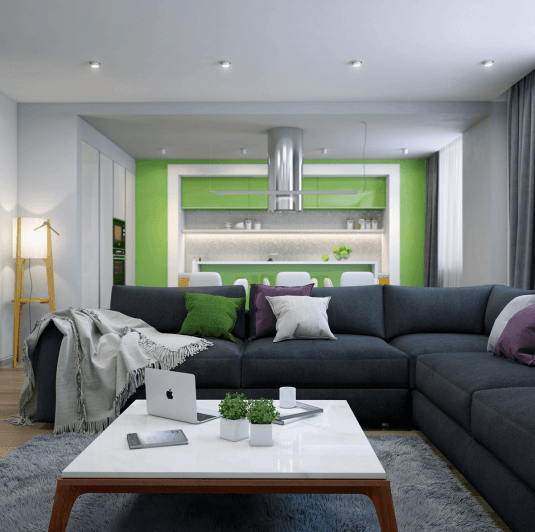 lime-green-accent-wall