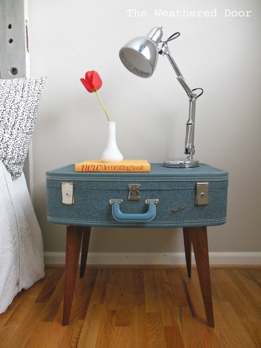 Blue-suitcase-nightstand