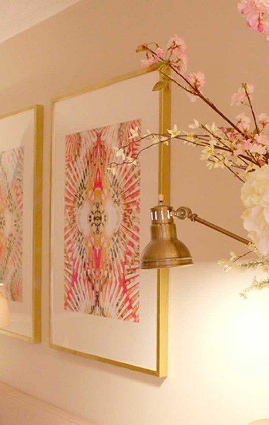 Ikea-Hack-Gold-Spray-Paint-RIBBA-Picture-frame