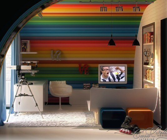 Rainbow-wall-kids-room-decor