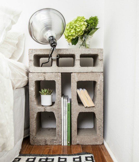 Upcycled-Cinder-Block-Bedside-Table-from-NY-Apartment