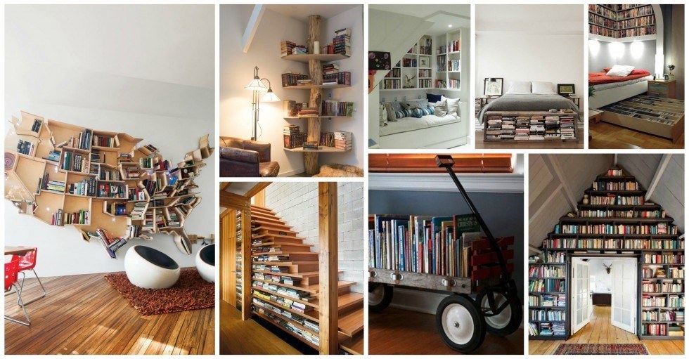 10 Unique Ways to Display Your Books