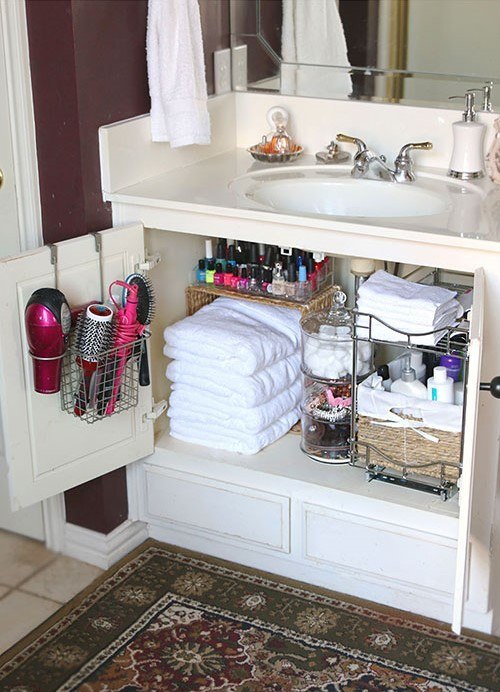 under the sink cabinet