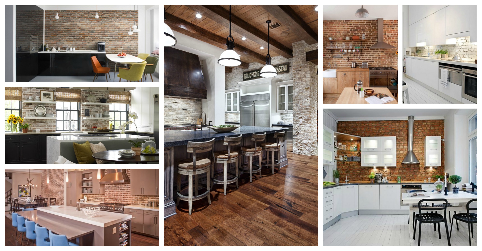 Modern Brick Wall Kitchens That Will Catch Your Eye