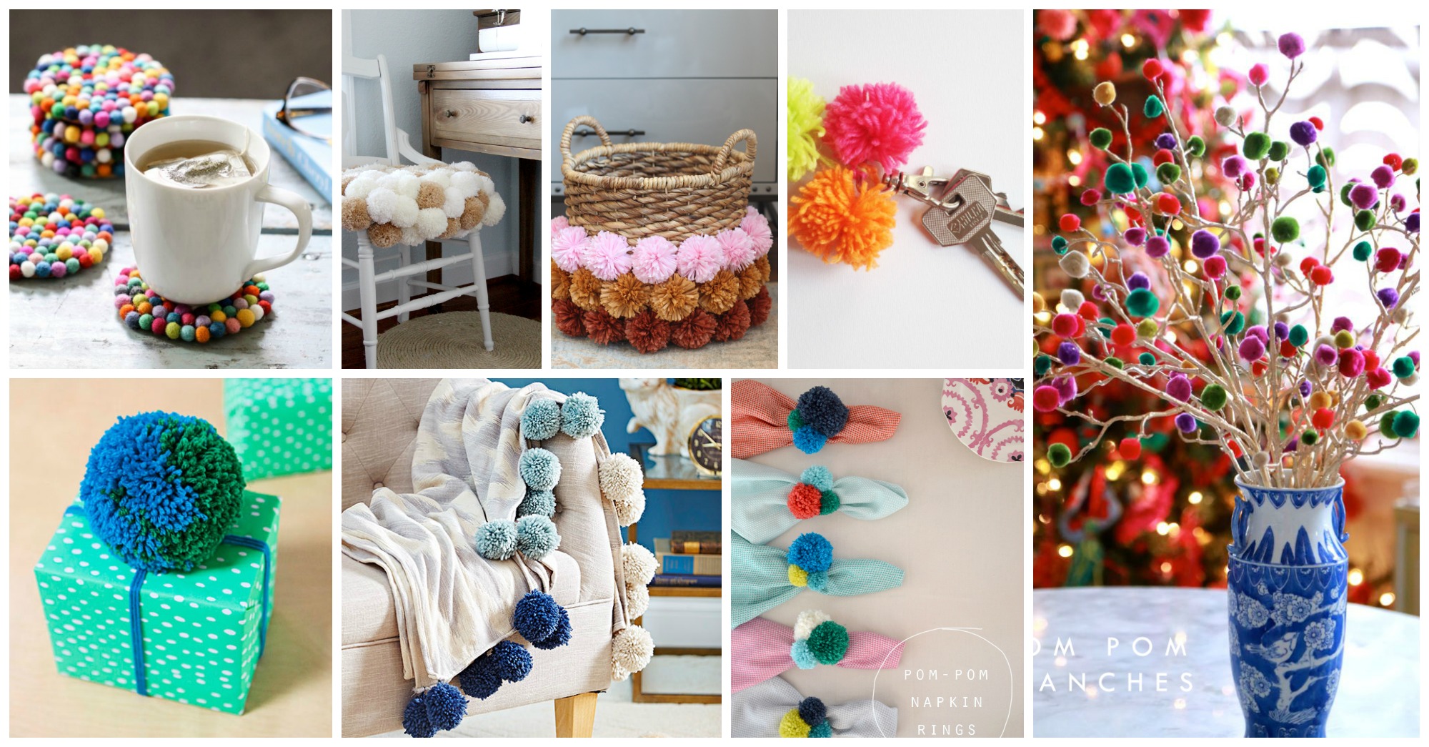 ulv udgør gennemse 15 Cute DIY Pom Pom Projects to Make Right Now