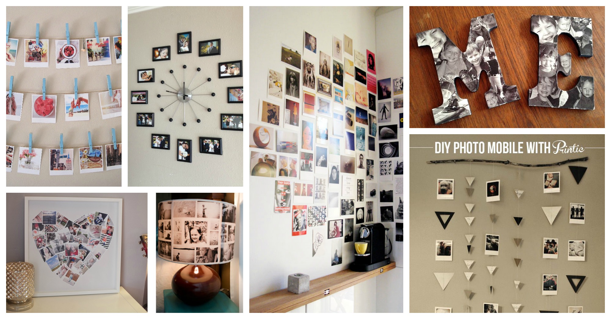 Adorable DIY Photo Collage Ideas That Will Make Your Place Cozier