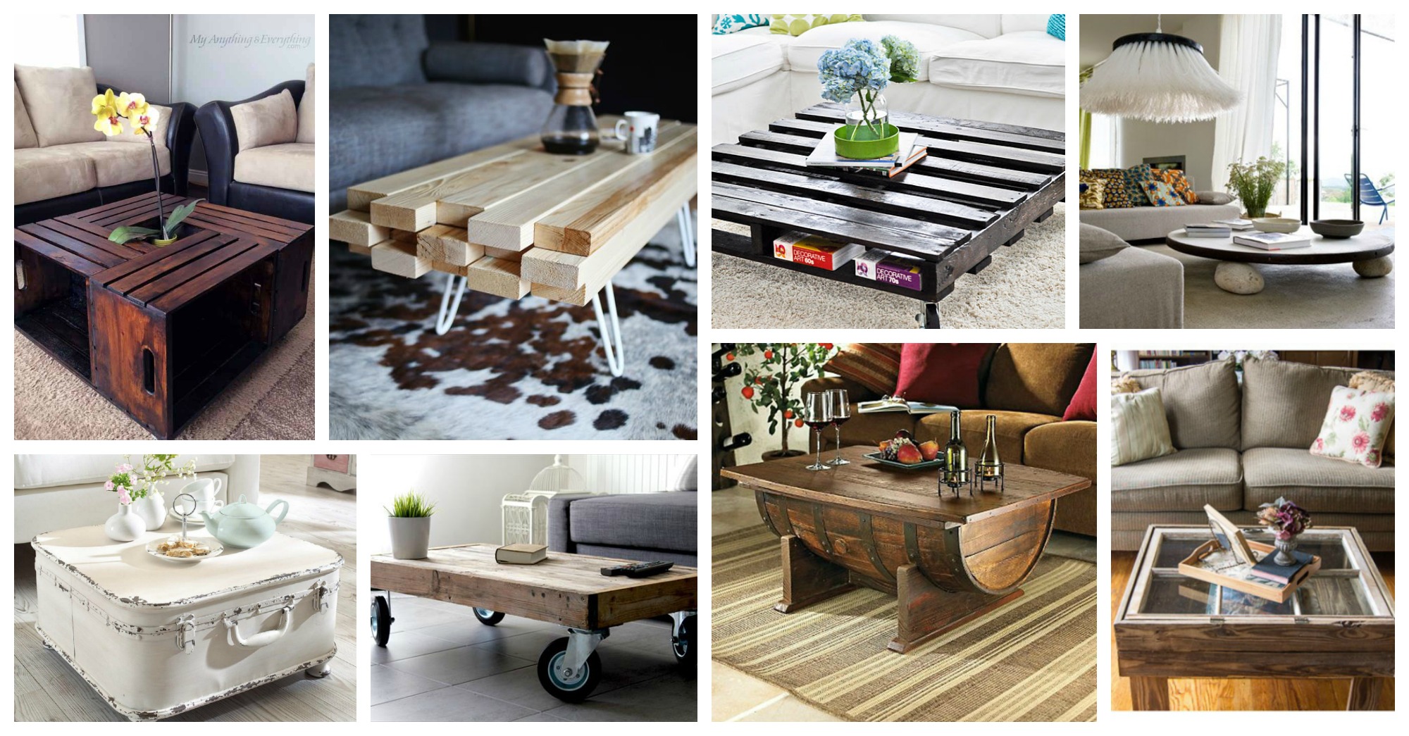 Cheap DIY Coffee Tables That Will Blow Your Mind