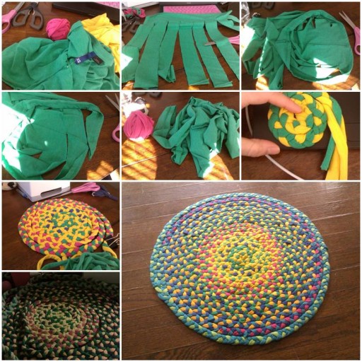 How-to-Braid-floor-mat-of-used-T-shirt-step-by-step-DIY-tutorial-instructions-thumb-512x512