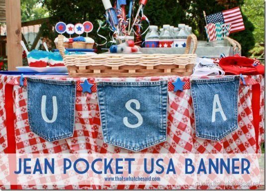 Patriotic-Banner-Made-From-Jean-Pockets