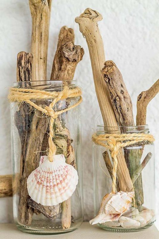 beach-home-decorating-ideas-glass-jars-thread-seashells