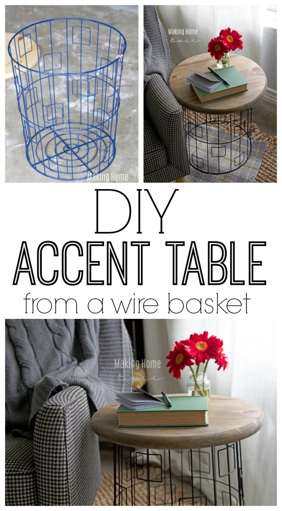 15 Beautiful DIY Wire Basket Tables You Can Make in 5 Minutes