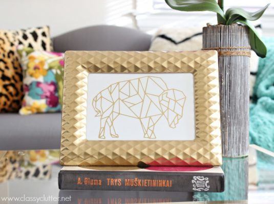 DIY-Gold-Foil-Print-Geometric-Buffalo