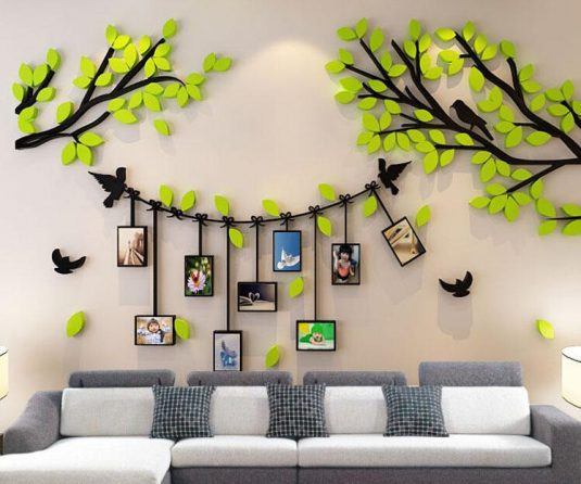 3d wall design stickers