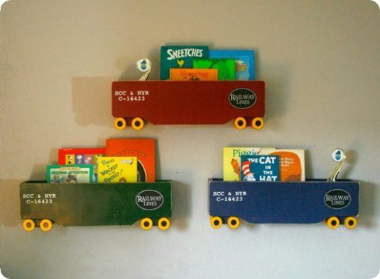 DIY-Home-Decor-Kid-Train-Shelves