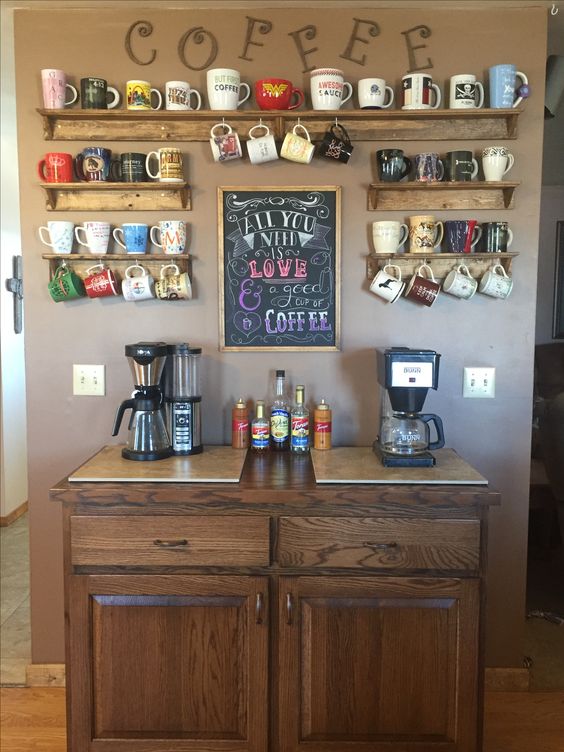 Coffee And Tea Station Is The Smartest Idea For Your Kitchen!