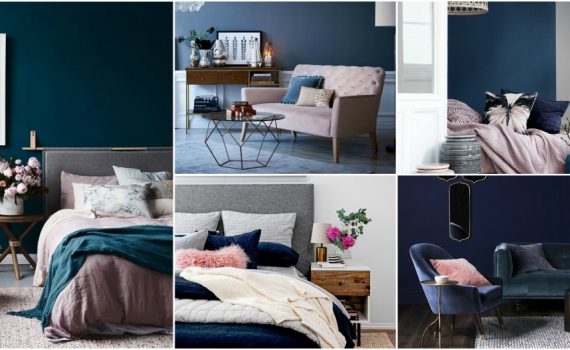Blush And Navy Interior Ideas Feature The Latest Trend In The Right Way