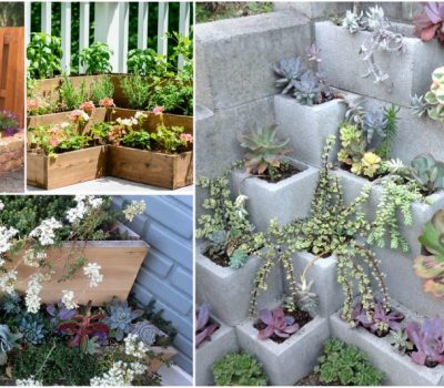 DIY Corner Planters Perfect For Small Gardens