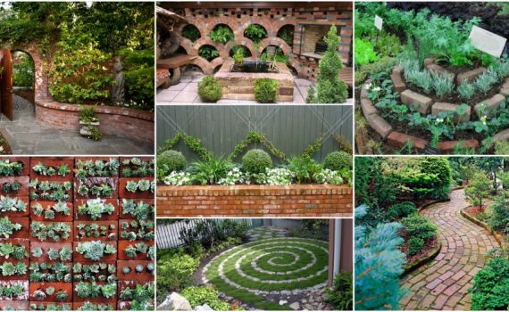 Recycle Old Bricks Into Brilliant DIY Garden Decor Without Spending Much Money
