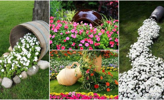 DIY Spilling Flower Pot Will Spill Joy Into Your Garden