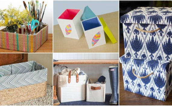 DIY Storage Boxes That Will Keep Your House Tidy And Decorated In The Same Time
