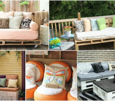 Creative And Budget-Friendly DIY Garden Seating To Enjoy The Summer