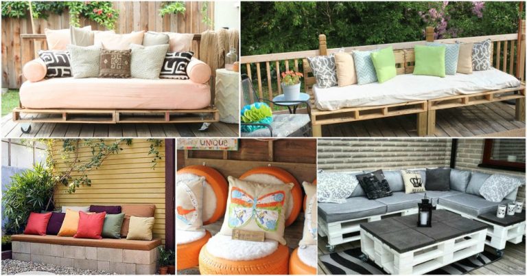 Creative And Budget-Friendly DIY Garden Seating To Enjoy The Summer