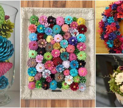 Colorful Pine Cone Decor To Cheer Up Any Season