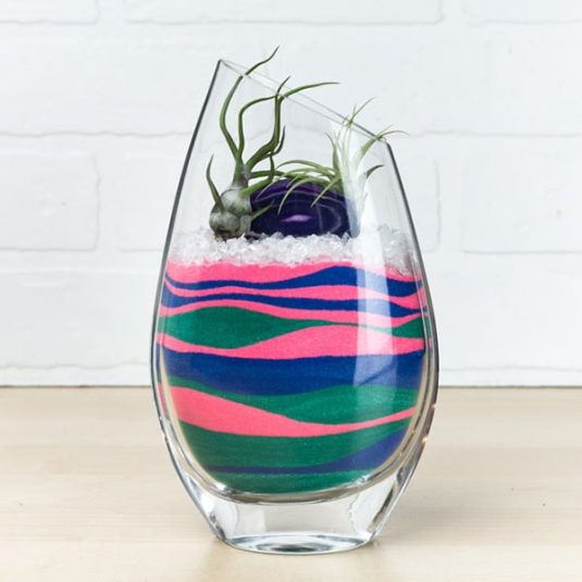 DIY Terrarium with Coloured Sand – Creative Sand