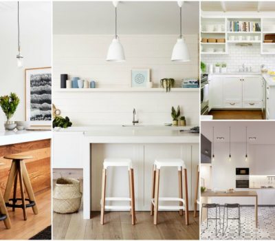 White And Wood Is The Trendiest Combination For Kitchen Design