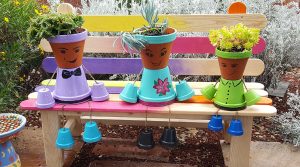 Cheap DIY Clay Pot People To Cheer Up Your Garden