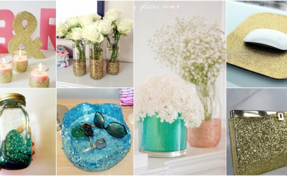 DIY Glitter Projects To Make Ordinary Things More Glamorous