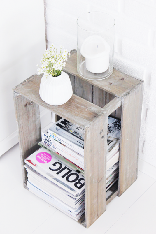 magazine storage ideas to display your collection in a