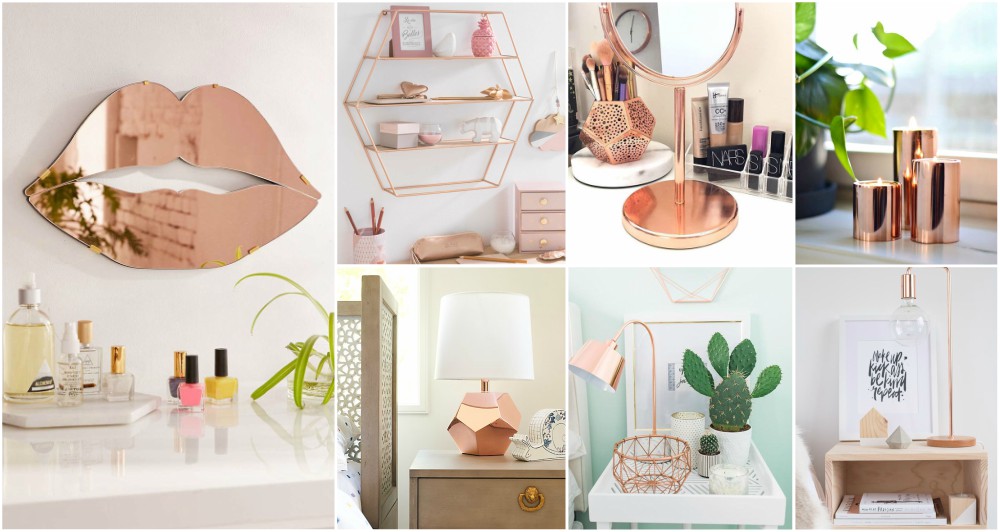 Rose Gold Decor For Bedroom That Every Lady Will Fall In ...