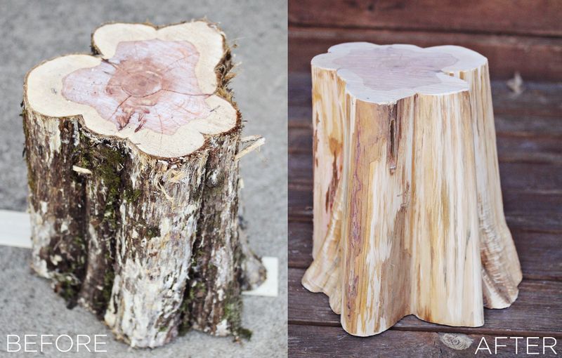 DIY Tree Stump Table Ideas That Fit In Any Interior Style