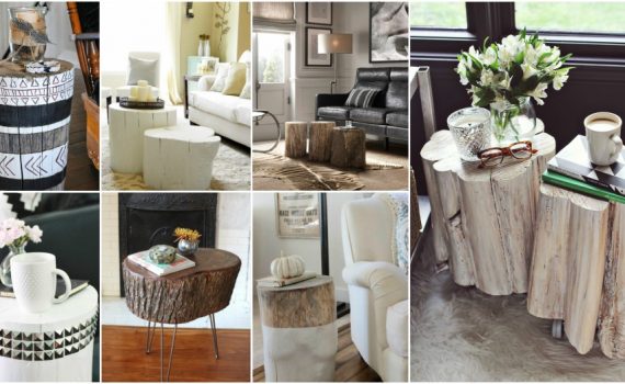 DIY Tree Stump Table Ideas That Fit In Any Interior Style