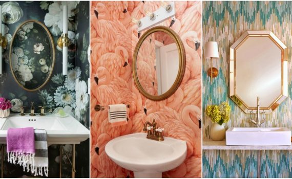 Eye-Catching Bathroom Wallpaper Ideas To Break Down The Boring Whiteness