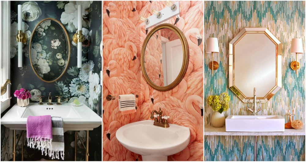 Eye-Catching Bathroom Wallpaper Ideas To Break Down The Boring Whiteness