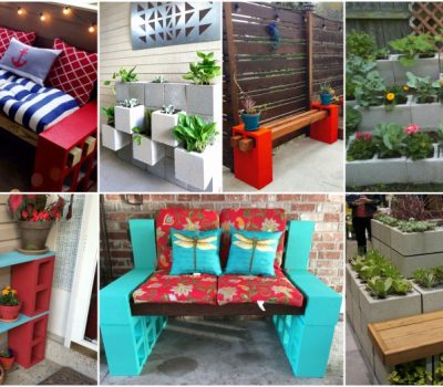 Cheap And Easy DIY Cinder Block Projects For Your Outdoor Space