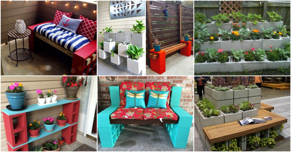 Cheap And Easy DIY Cinder Block Projects For Your Outdoor Space