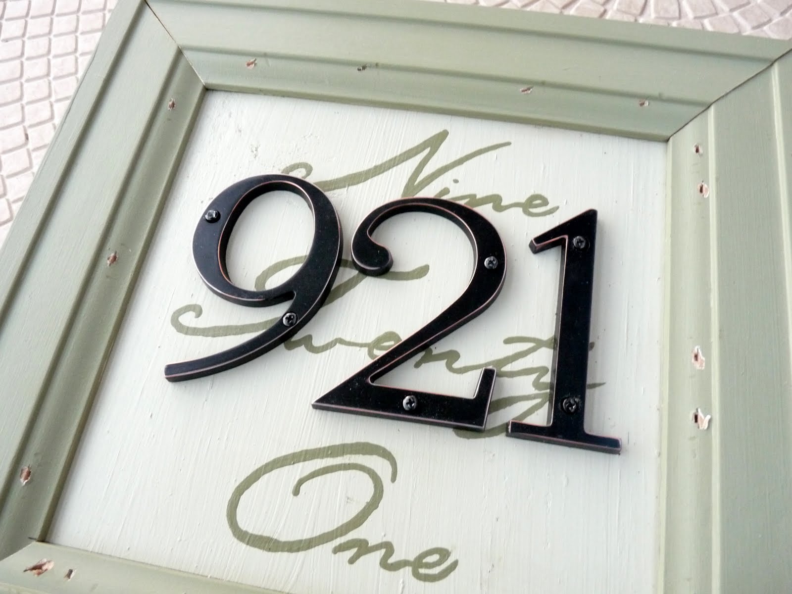 Creative DIY House Number Ideas For A Warm