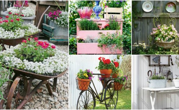 Vintage Garden Decor That You Can Easily Make By Yourself